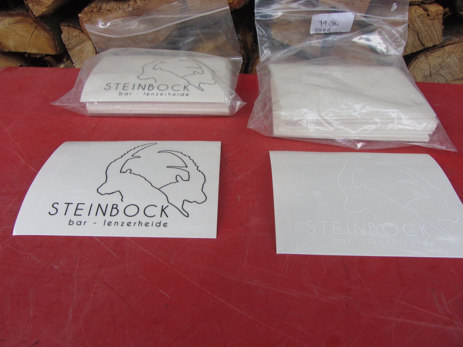 Sticker: ca. 120 x Steinbock Bar Lenzerheide – Usato da Wolfhalden venduto da Quiria68 1