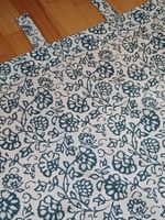 Langer Vorhang mit Blockdruckmuster Ethno Boho