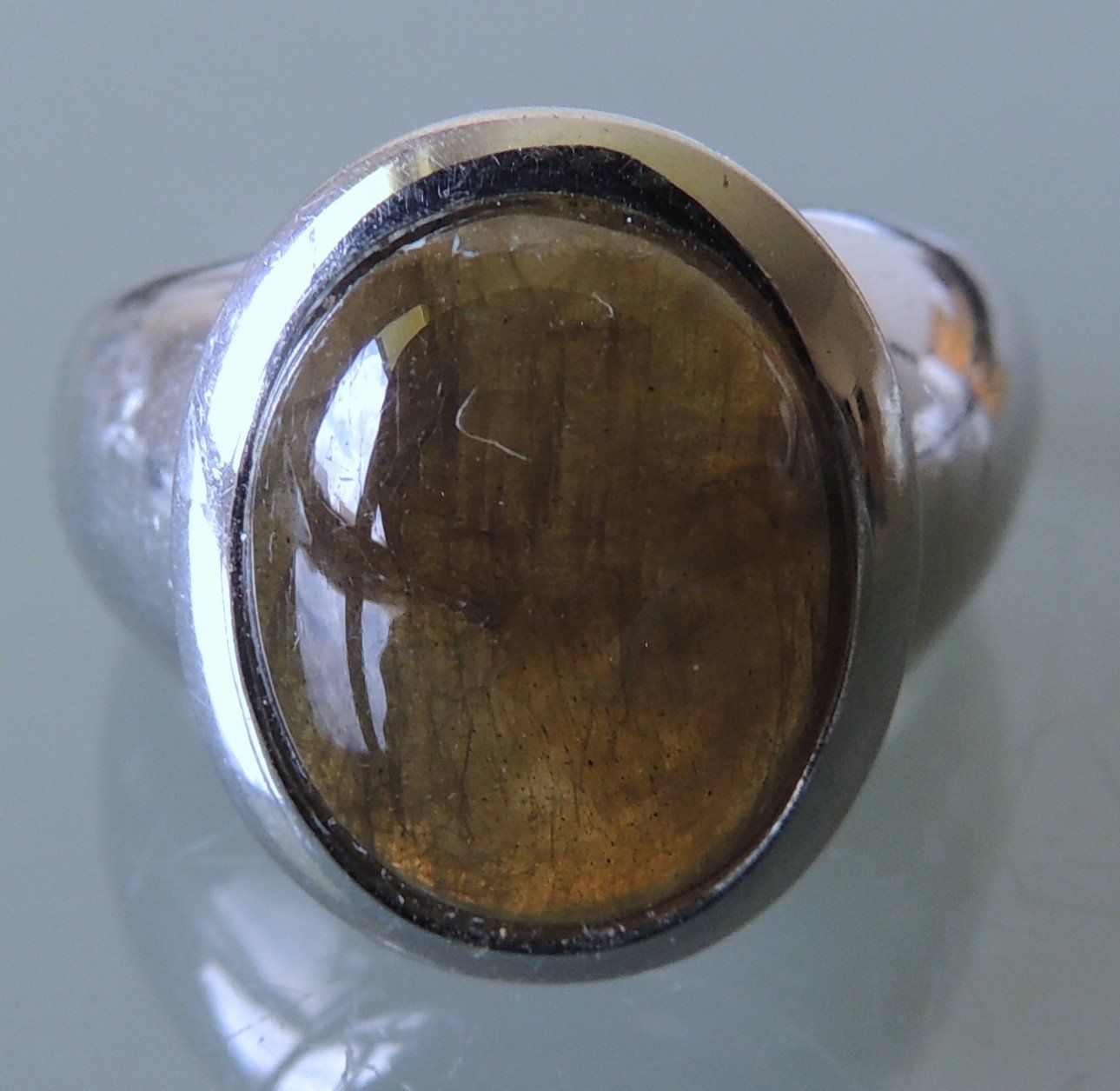Anelli: Turmalin Silber 925 Fingerring Gr. 54 – Usato da Waldenburg venduto da schaller707 2