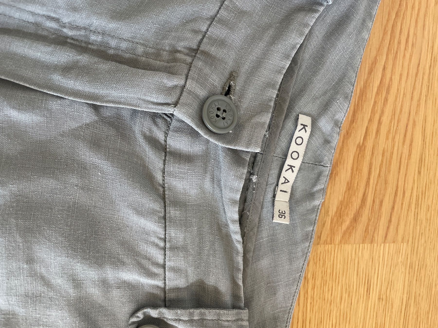 Pantaloni: Leinenhose low-rise Vintage – Usato da Kloten venduto da simones.thriftshop 2