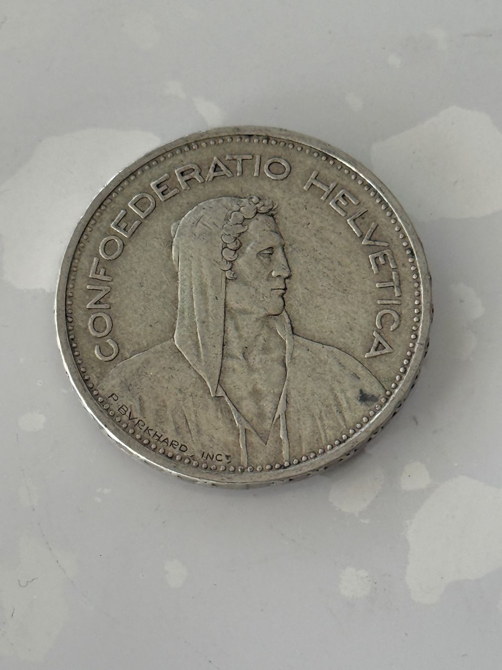 Tutti le monete: 5 Franken 1937  Rar – Usato da Wallisellen venduto da SWISS_SILVER1