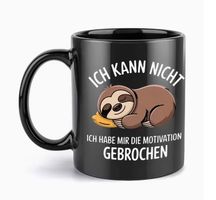 Faultier Tasse - "Ich kann nicht"