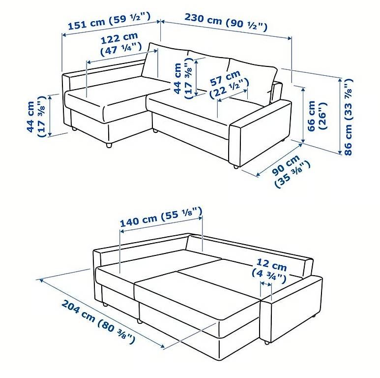 Sofas: Eckbettsofa IKEA Friheten – D'occasion à Luzern par Stoca4 4
