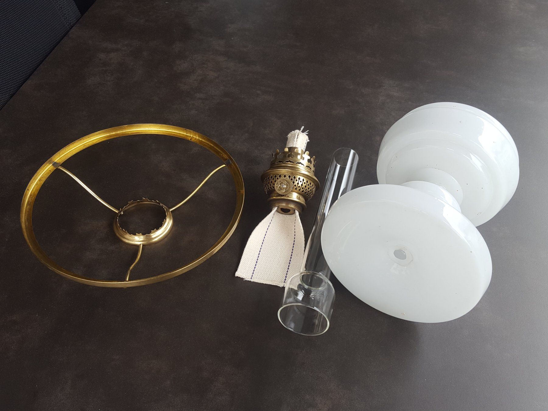 Lampen: Petrollampe, Art déco – Gebraucht aus Altendorf von Storck_1504 4