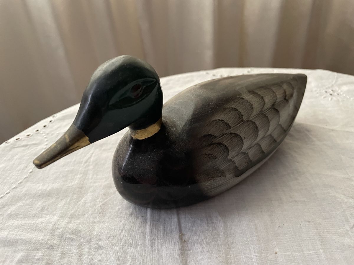 Tutte le decorazioni: Ente aus Ton handgemalt farbig – Usato da Münchenstein venduto da ouray52 1