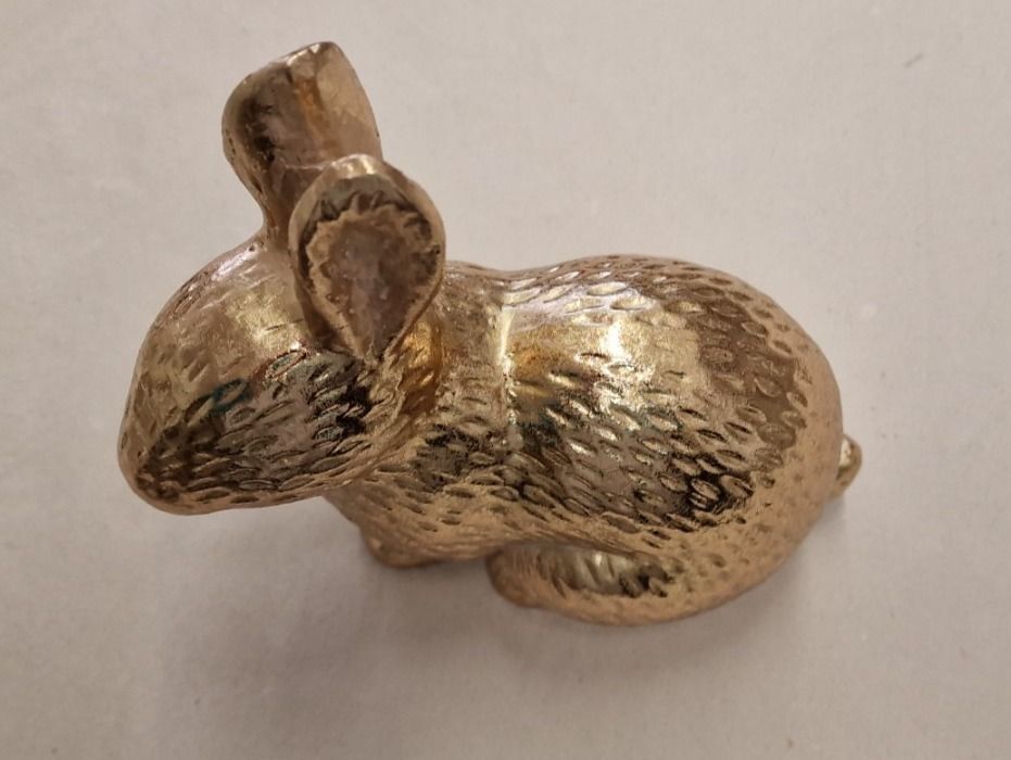 Figuren: Hase Keramik Gold Optik – Neu und originalverpackt aus Schaffhausen von AtelierPudesco 4