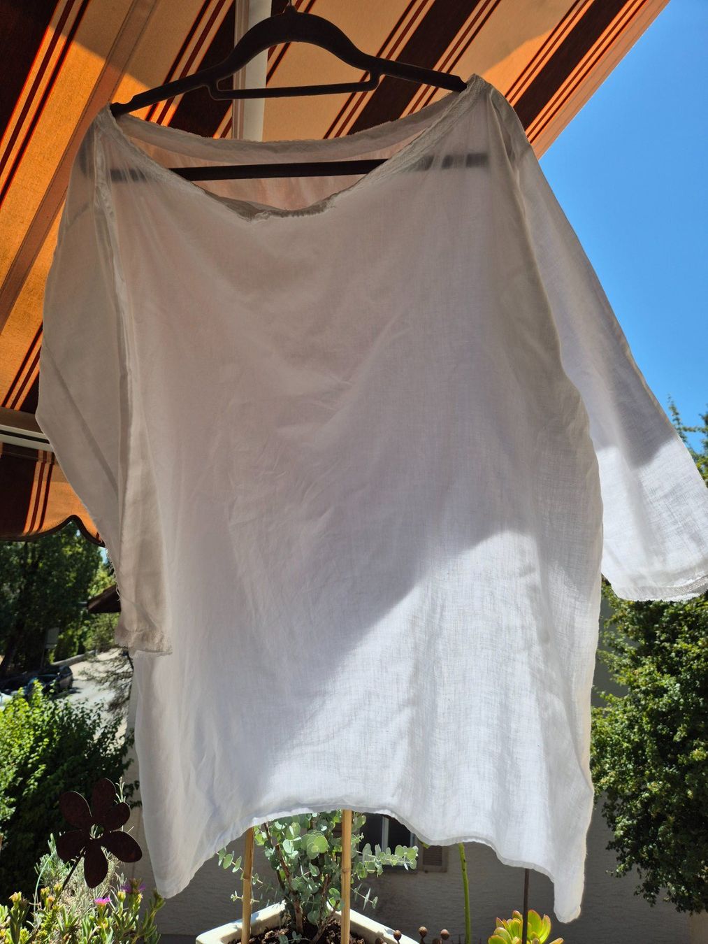 Tuniken: Altes Baumwolle Nachthemd, Sommer Bluse – Gebraucht aus Bern von aronari