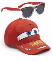 NEU DISNEY Pixar Cars Kappe + Sonnenbrille Lightning Mcqueen