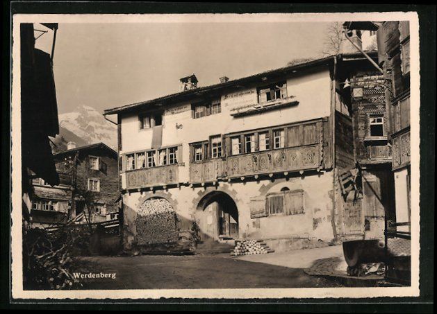 Cartoline postali: AK Werdenberg, Ortspartie – Usato da Berlin venduto da bartko-reher