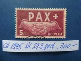 CH 1945 Nr. 273 gestempelt