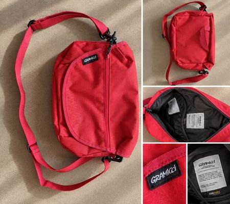 Gramicci Crossbody Bag – Umhängetasche Rot – Neu