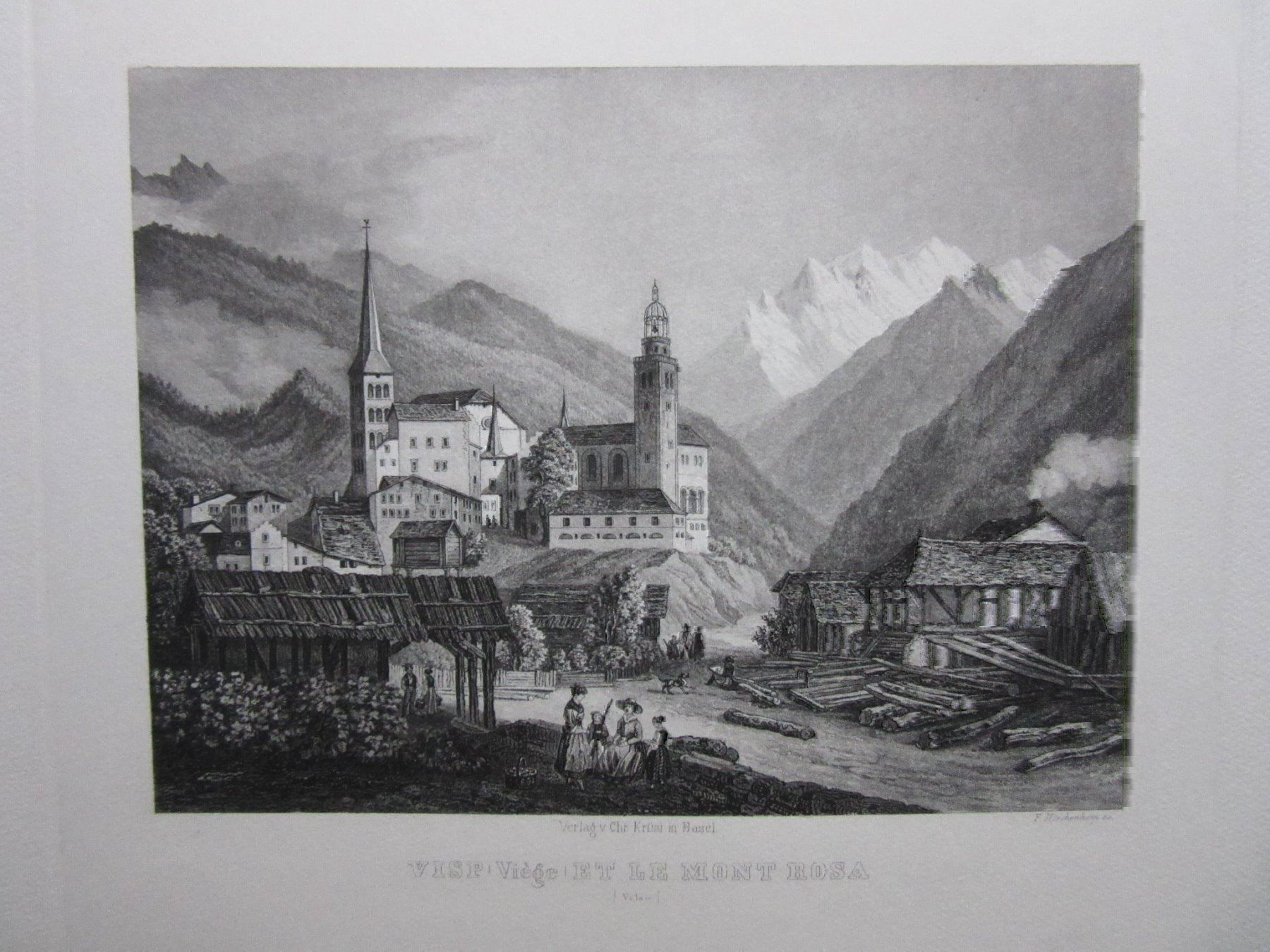 Incisioni: VISP AQUATINTA – Usato da Gersau venduto da grafik-kunst 1