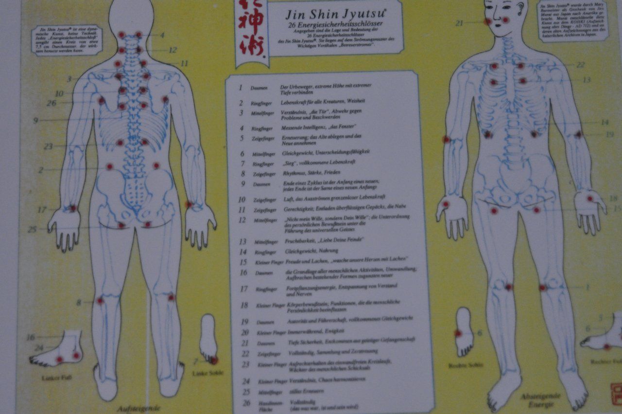 Foto & Immagini: jin shin jyutsu Poster laminiert – Usato da Winterthur venduto da stachelfuss 3