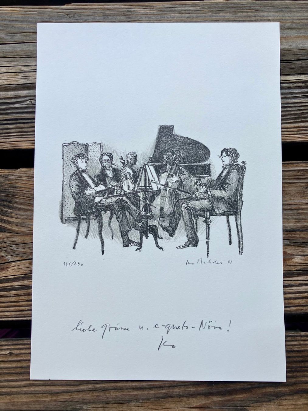 Grafiken & Lithographien: Lithographie von Geo Bretscher 1981 – Gebraucht aus Winterthur von Barunggeli