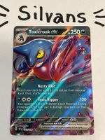 Toxicroak ex 131/198 Scarlet Violet Karmesin Purpur Englisch