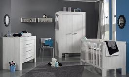 Kinder- Babyzimmer Paidi (Schrank, Kommode, Babybett, Regal)