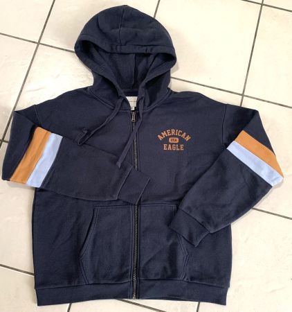 AMERICAN EAGLE COLORBLOCK FULL ZIP - Sweatjacke Gr. S
