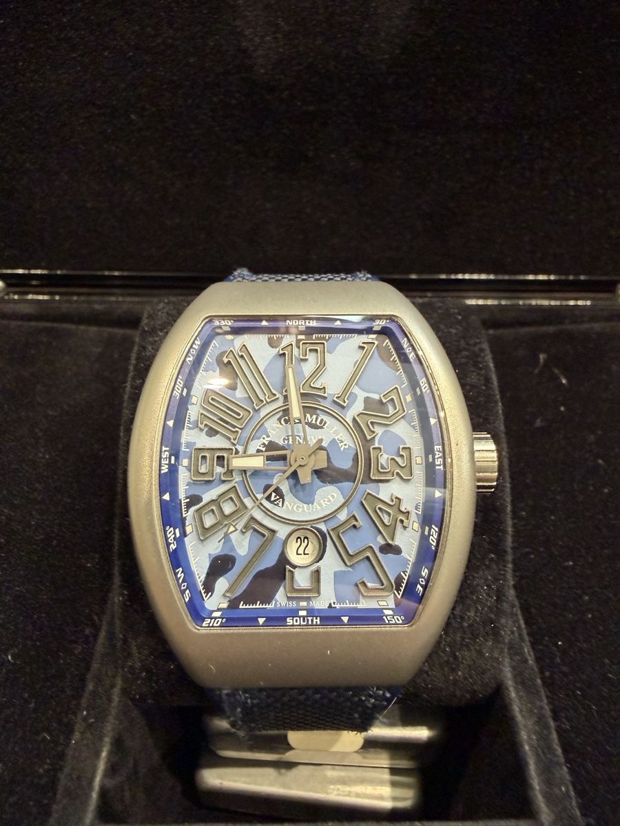 Franck Muller Orologi: Franck Muller vanguard camo bleu – Usato da Genève venduto da Heritage_geneve