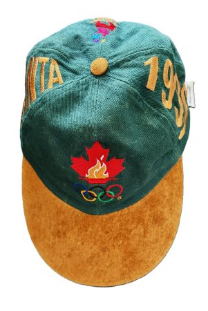 Vintage Baseball Cap Atlanta 1996 Olympics Team Canada grün