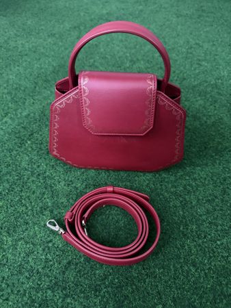 Sac à main Cartier cuir rouge 👜👜
