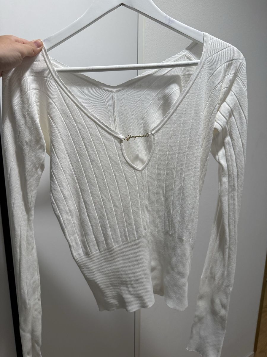 Jacquemus Tops: Weisses JACQUEMUS Langarm – Neuf (Voir description) à Bottmingen par Itsclaire 2