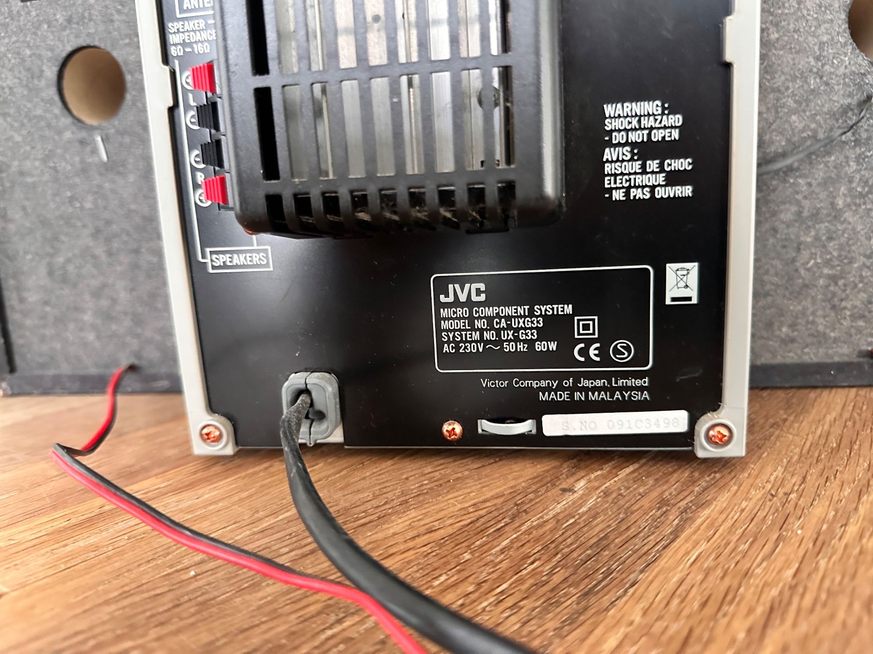 CD: JVC UX-G33 Micro Component Stereoanlage – Usato da Adliswil venduto da bieri-i 2
