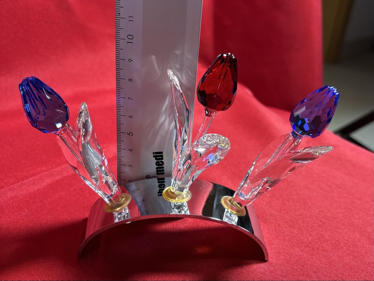 Swarovski Statuette: Swarovski Tulpenbeet gross – Usato da Seon venduto da Ceci7 2