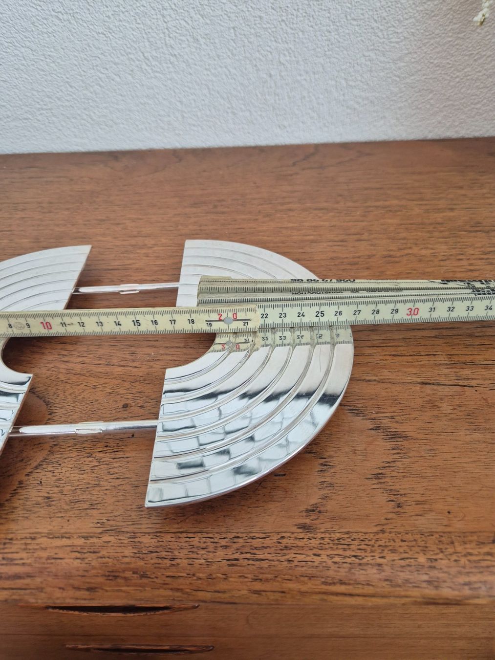 Piatti di portata: Sous-plat extensible en métal argenté C26 – Usato da Fully venduto da tameab 1