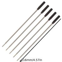 3 Stück Kugelschreiber Minen, Schwarz, Neu