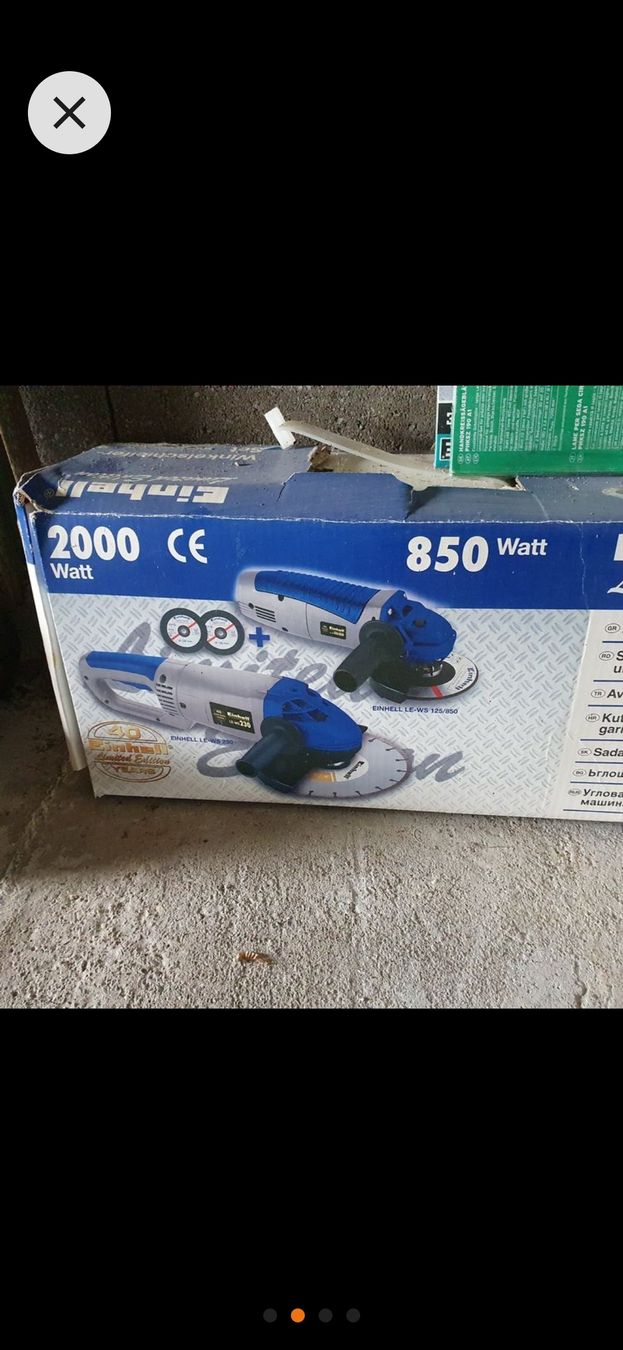 Einhell Tutte le macchine: Wenig gebrauchte Winkelschleifer & 2 neu Sageblatt – Usato da Hausen AG venduto da stern_63