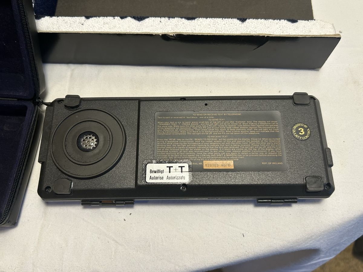 PC: Text Tell PX 1000 – Usato da Geneve venduto da Fil1997 4