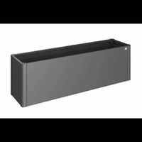 Pflanzbeet Belvedere MIDI Gr. 200 dunkelgrau-metallic 61x200