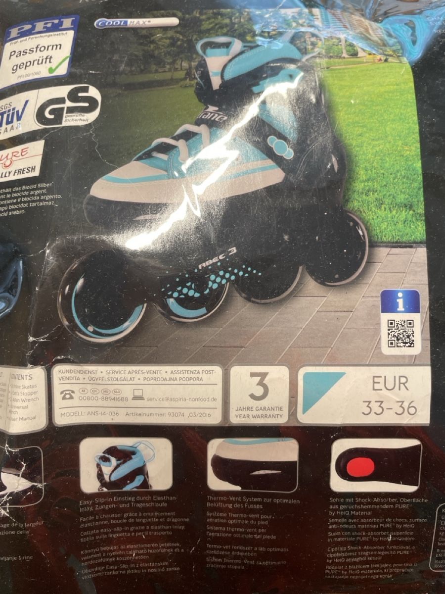 Pattini in linea & Pattini a rotelle: Inline Skates Gr. 33-36 – Usato da Ottikon venduto da CurcioA 5