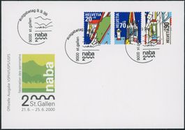 1999 - Naba I - Blockausschnitte - Ersttagsbrief FDC ET
