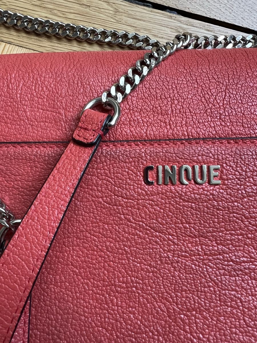 Cinque Taschen für Damen: Cinque Handtasche, koralle-farben, Leder – Gebraucht aus Zürich von angielmora 2