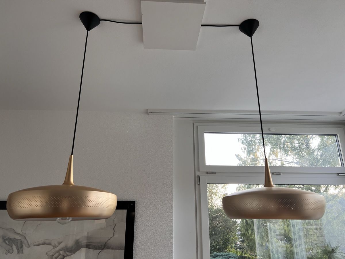 Lampadari & plafoniere: 2x Designer Hängelampe, gold, Deckenlampe – Usato da Grenchen venduto da abu_8rcw 2