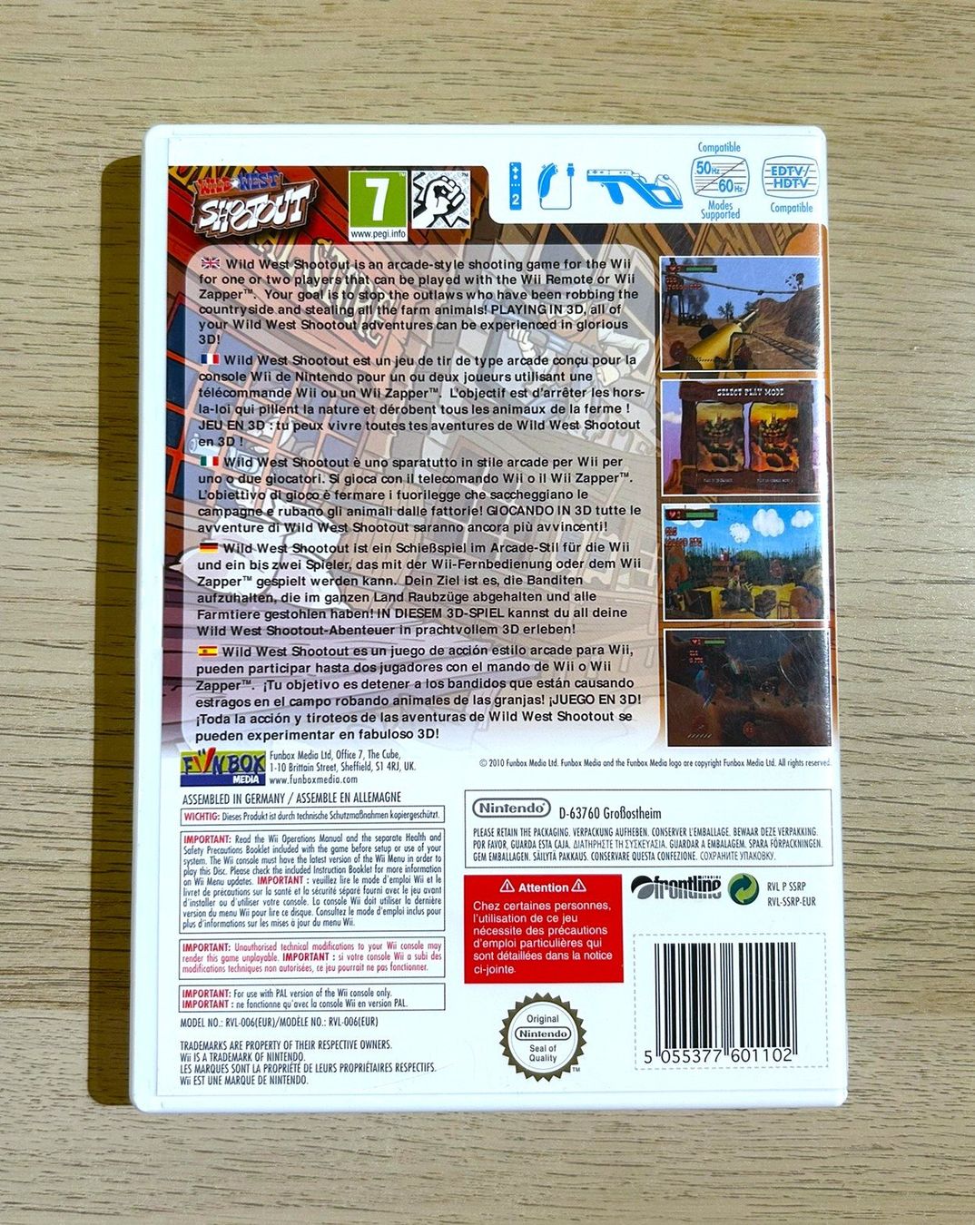 Nintendo Giochi: Wild West Shootout Nintendo Wii – Usato da St. Gallen venduto da Alpine.Arcade 1