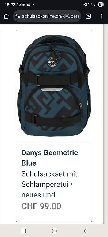 Zaini: Neuwertig Danys Rucksack – Usato da Basel venduto da kimi.86