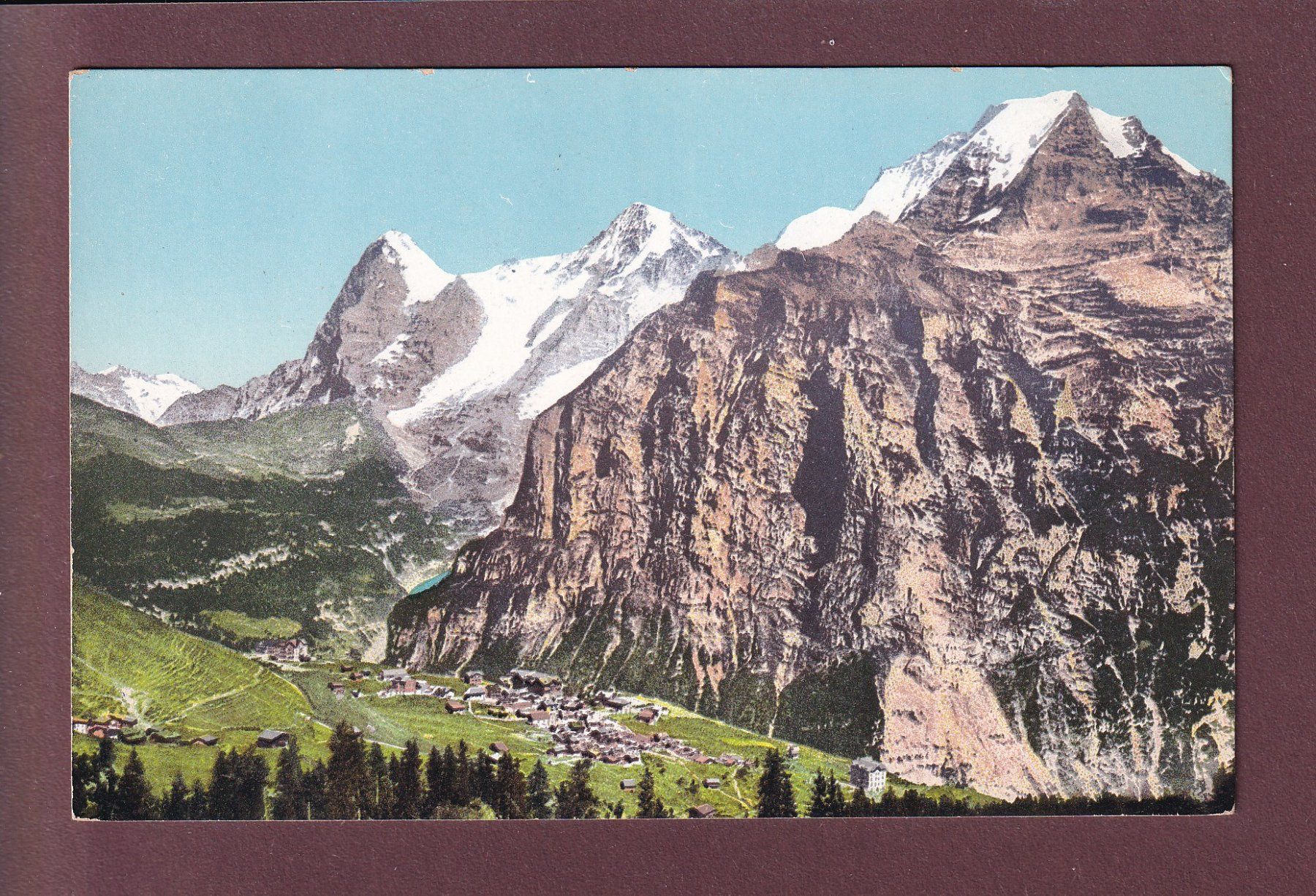 Cartoline postali: MÜRREN – Usato da Pully venduto da nicecards
