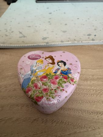 Scatolina a forma di cuore Disney Principesse, rosa🎀