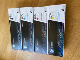 HP 207A 207X Toner Multipack Original Laserjet Neu
