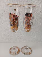 GOEBEL 2 x flûtes à champagne / Champagnerglas GUSTAV KLIMT