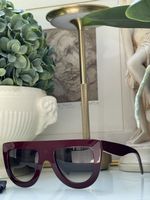 CÉLINE Sonnenbrille Bordeaux – Made in Italy – mit Etui