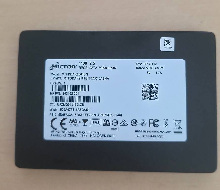 Disques durs: Micron 1100 256GB SSD – D'occasion à Basel par Junior_Store