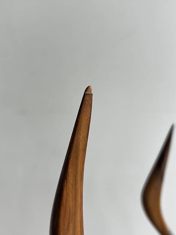 Statuette: Teak Bird Sculpture, Scandinavian Mid century design – Usato da Oberägeri venduto da Theonose74 2