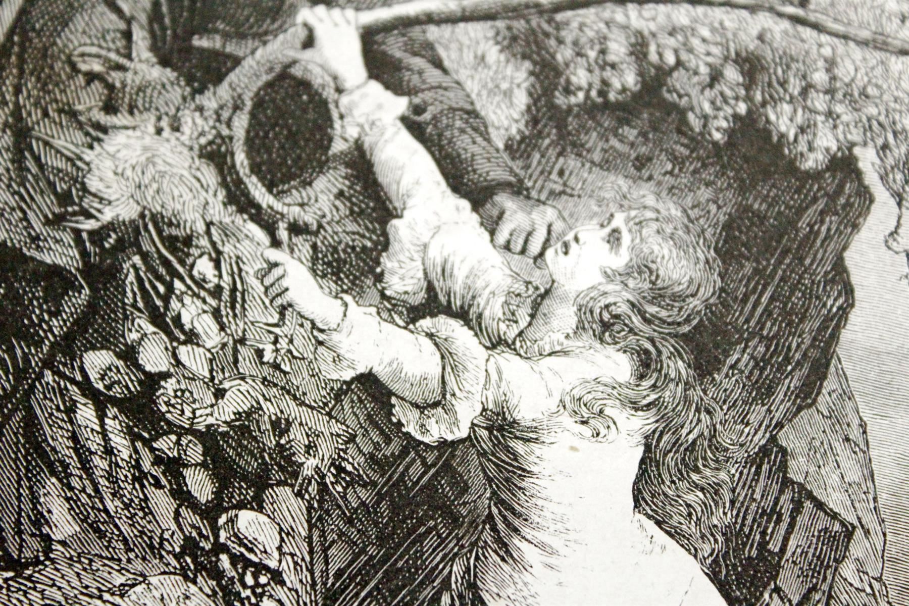 Grafica & Litografie: Zinkätzung JUGENDSTIL / ROMANTIKER, 1880 – Usato da Bern venduto da kultiges 9