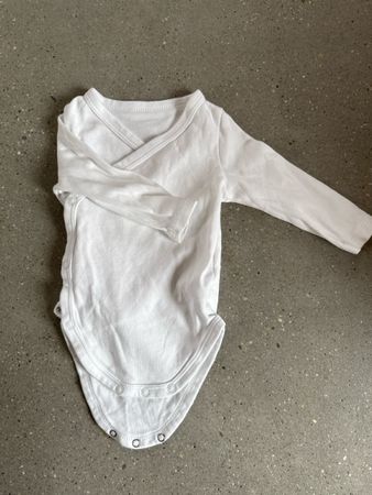C&A Wickelbody, Grösse 68, 3-6M, Weiss