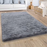 XXL Teppich 200x290 cm Hochflor Grau! SONDERPREIS