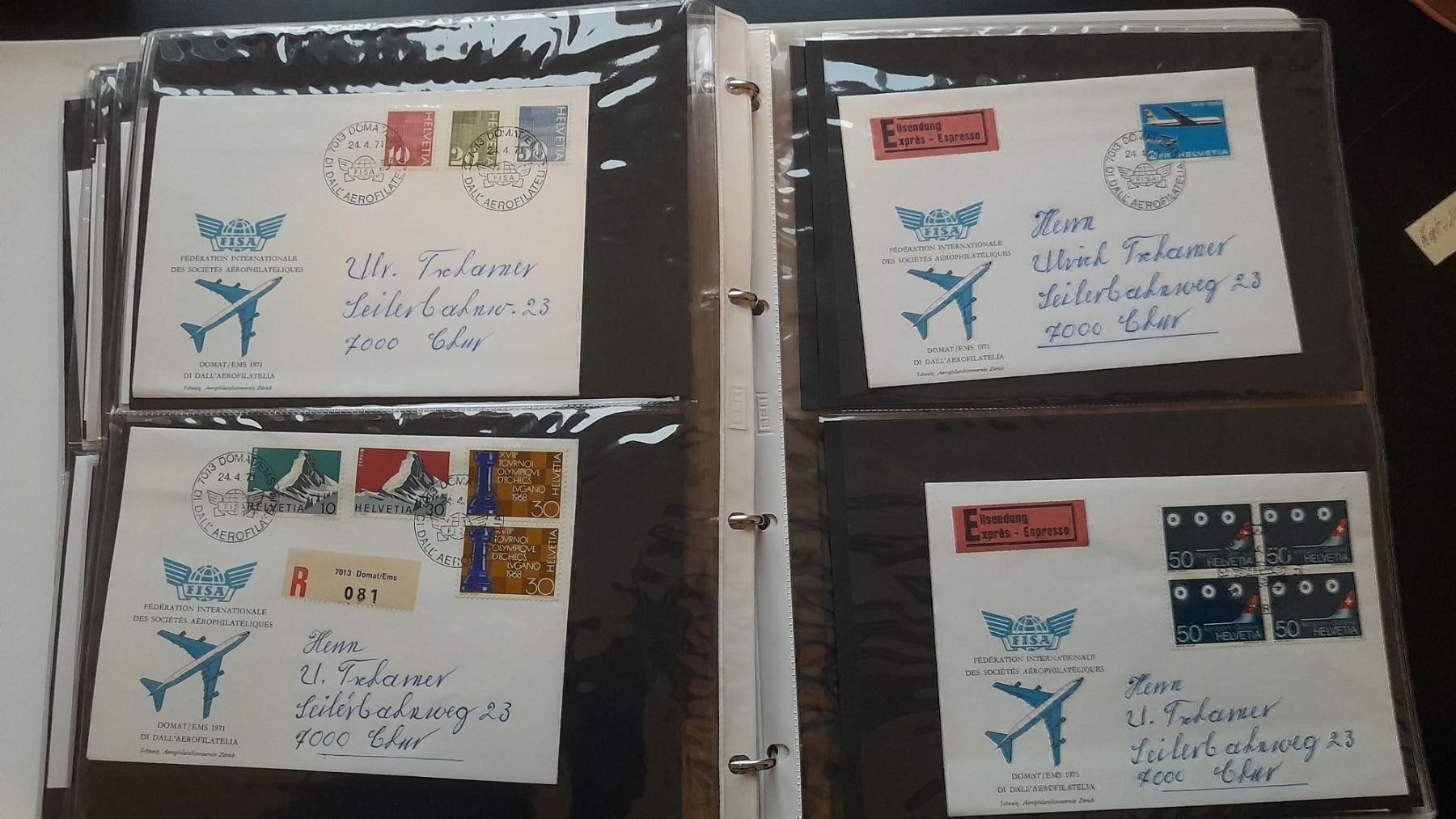Tutti i francobolli: FDC Schweiz und diverses – Usato da Balgach venduto da SIMEON27 6