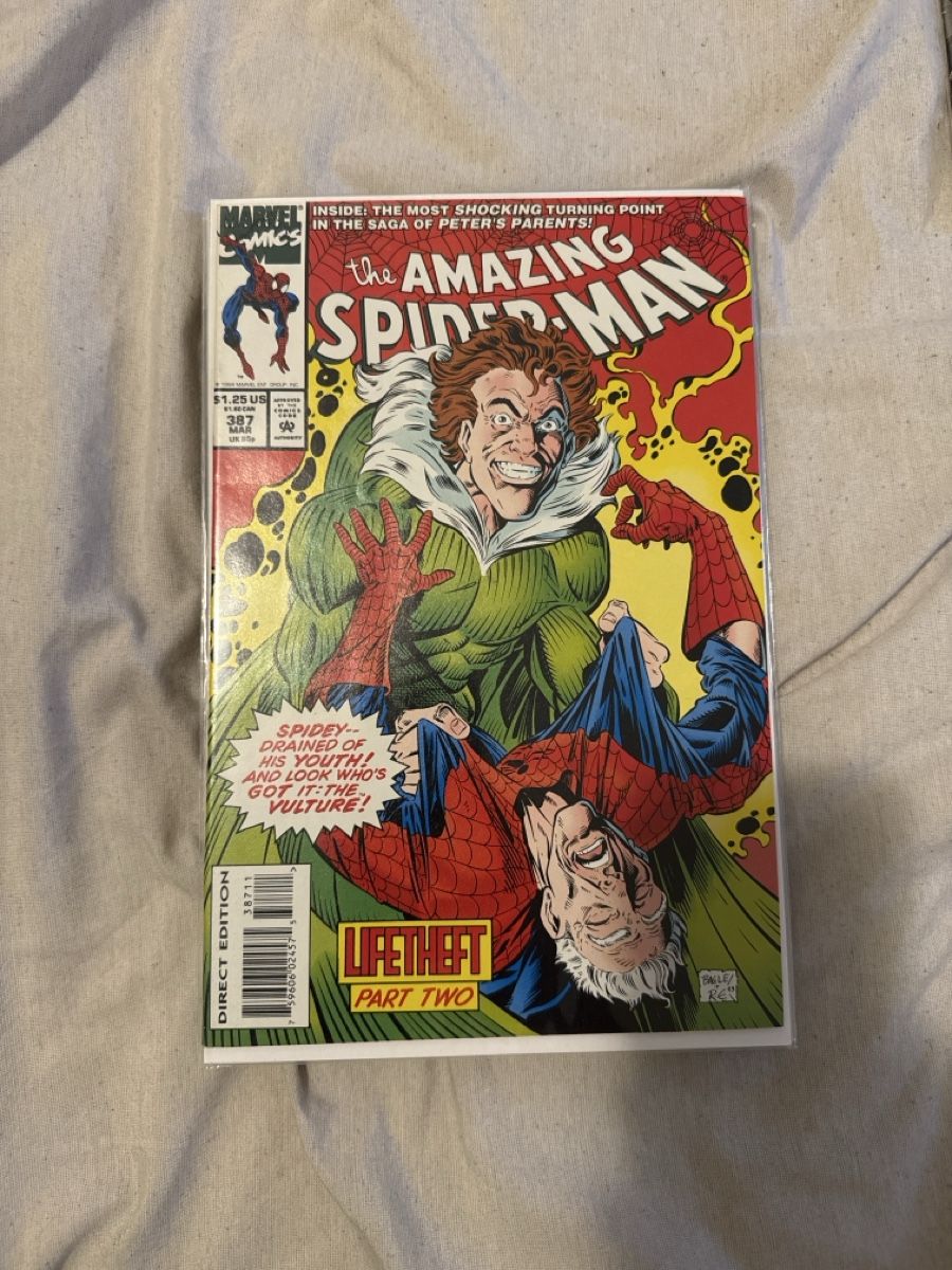 Fumetti: Amazing Spider-Man Comic Nr. 387 Lifetheft Part Two – Usato da Dulliken venduto da alpi.cards